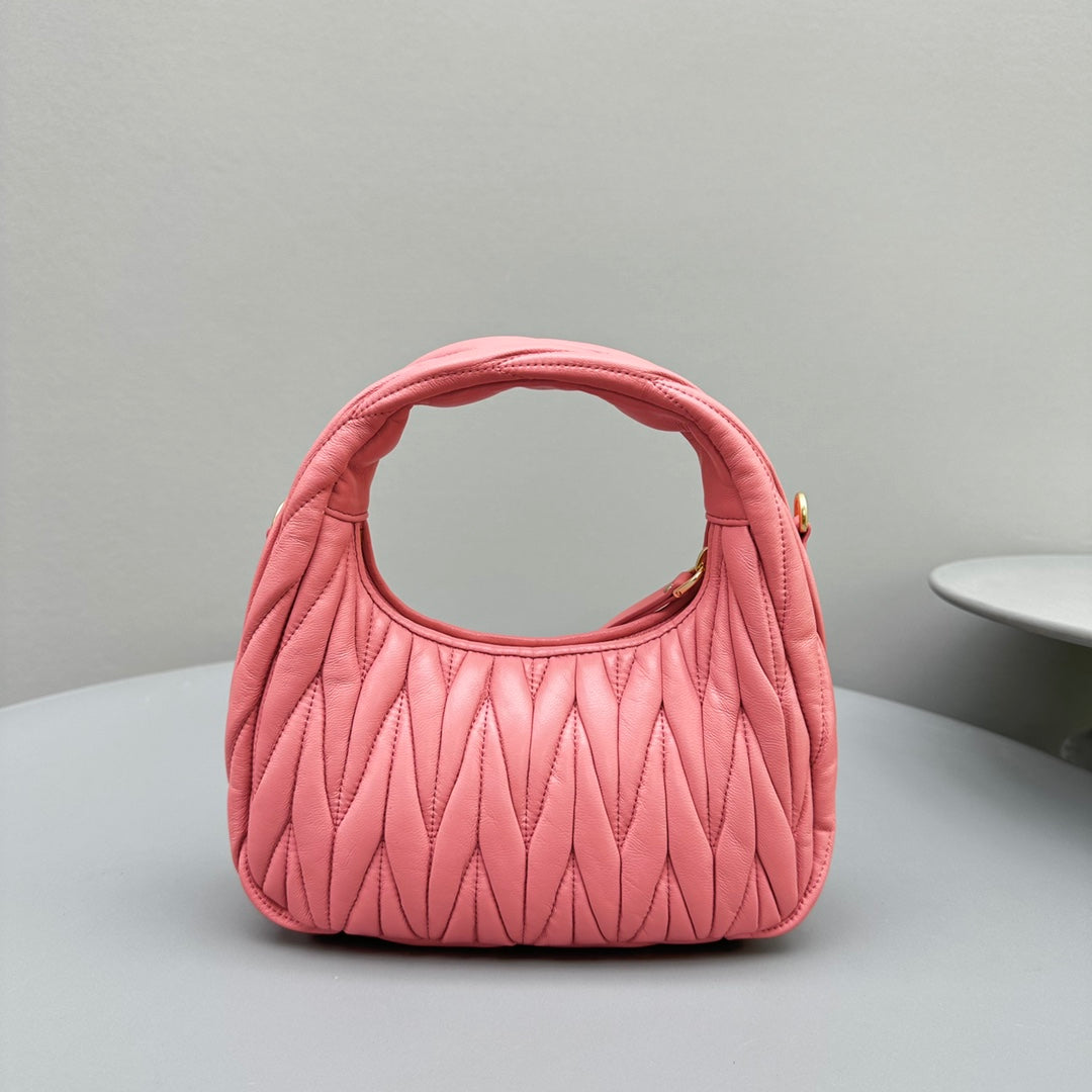 MINI HOBO 20 BAG IN HOT PINK LAMBSKIN