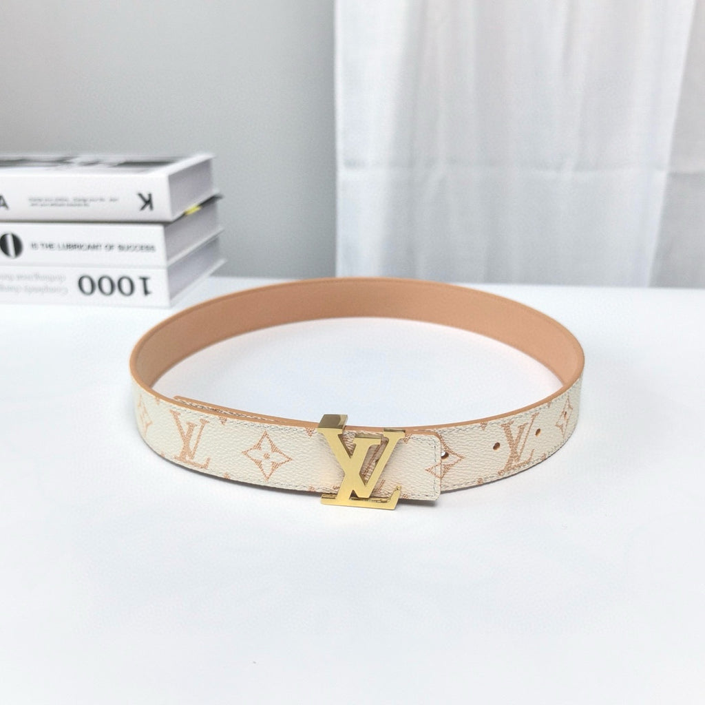 Louis Vuitton LV Initiales Monogram Dune 30mm Reversible Belt