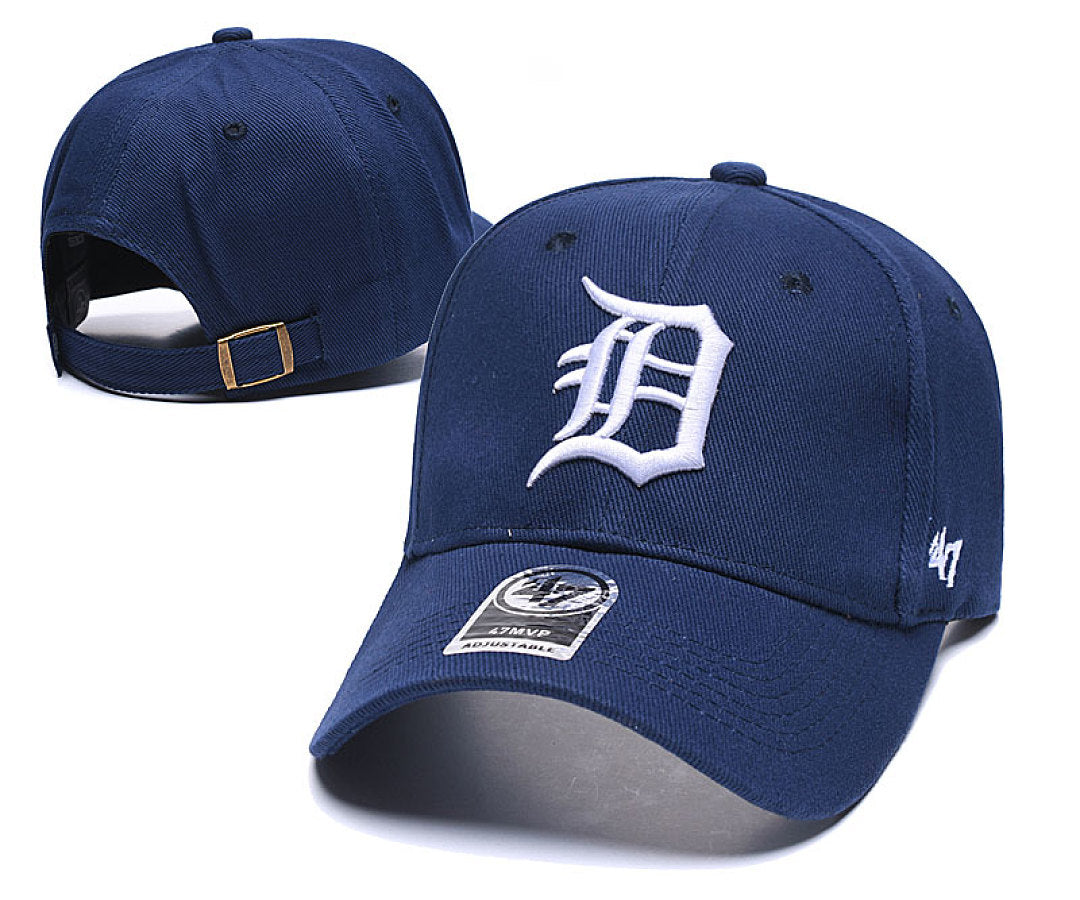 '47 Adult Detroit Tigers Navy Vintage Clean Up Adjustable Hat