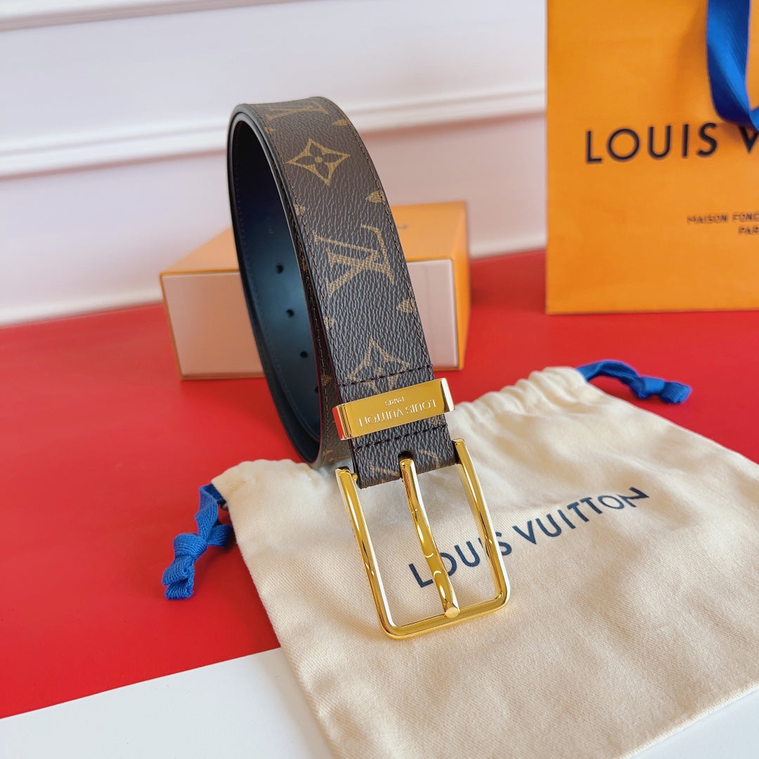 Louis Vuitton Initiales 35mm Reversible Monogram Belt