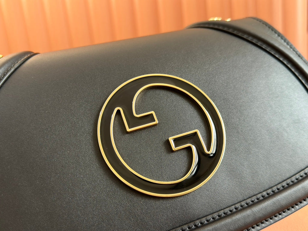 Gucci Blondie Small Shoulder Bag 26 Black Calfskin 272179