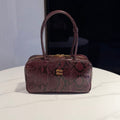 Miu Beau Bag 30cm Python-Printed Ayers Leather