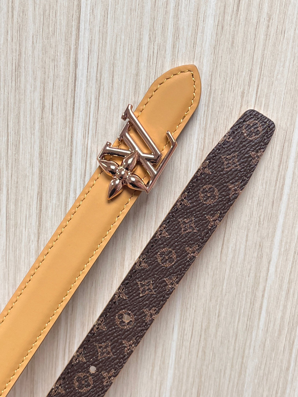 Louis Vuitton LV Bloom 20MM Reversible Belt Monogram Arizona