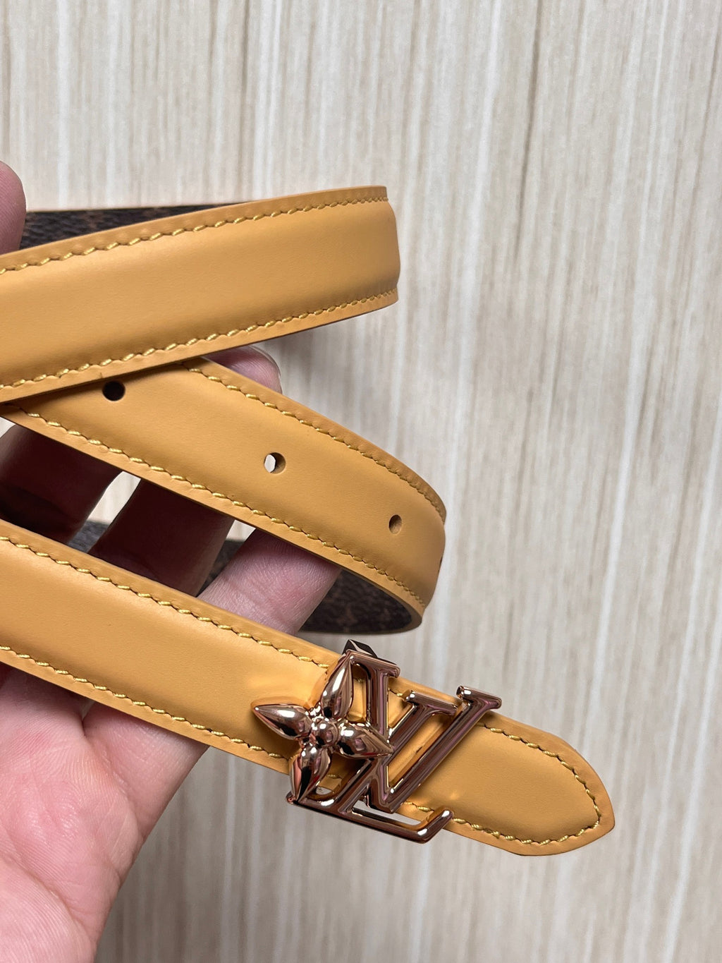 Louis Vuitton LV Bloom 20MM Reversible Belt Monogram Arizona