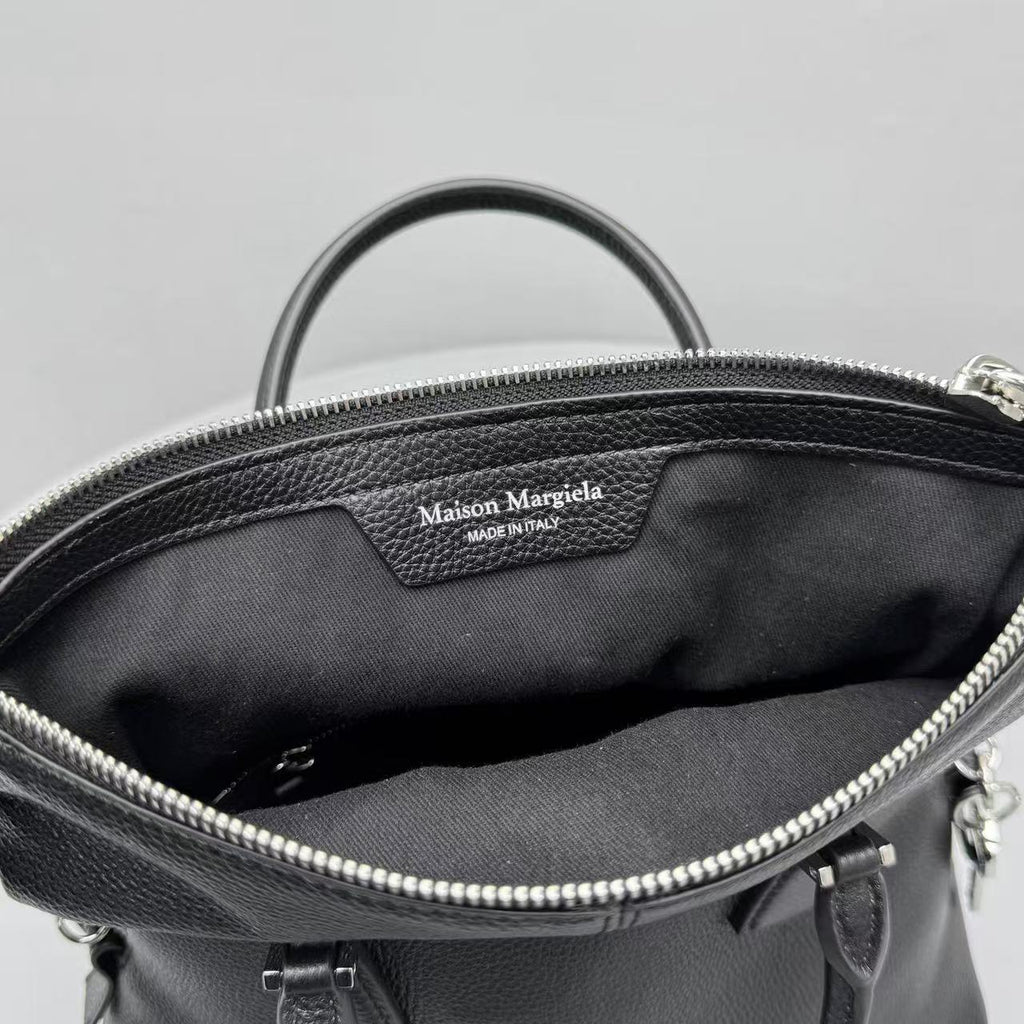 Maison Margiela 5ac Mini' Handbag Black Grain Cowhide