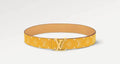 Louis Vuitton LV Initiales 40mm Reversible Belt Monogram Yellow