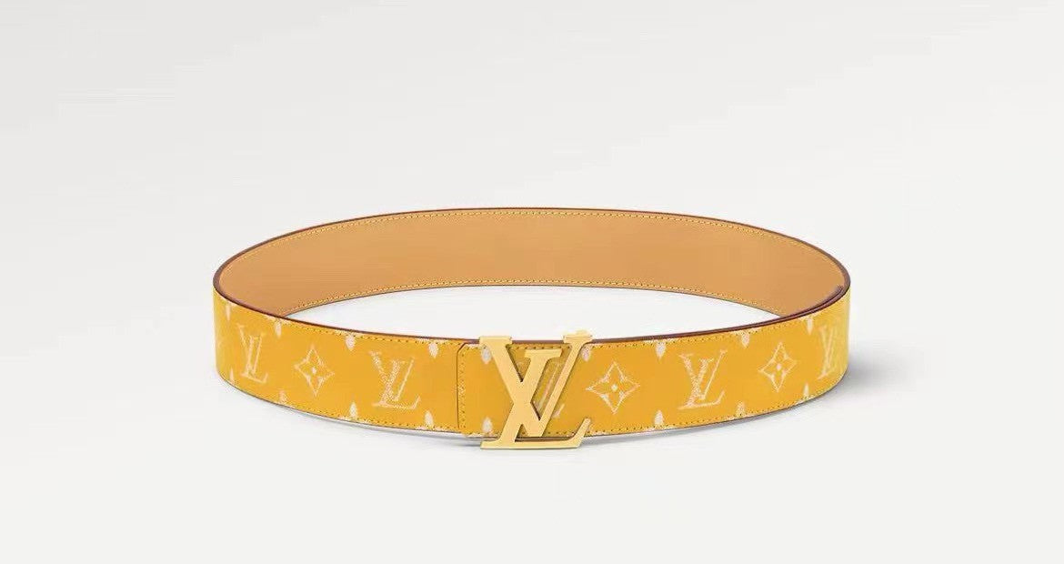 Louis Vuitton LV Initiales 40mm Reversible Belt Monogram Yellow