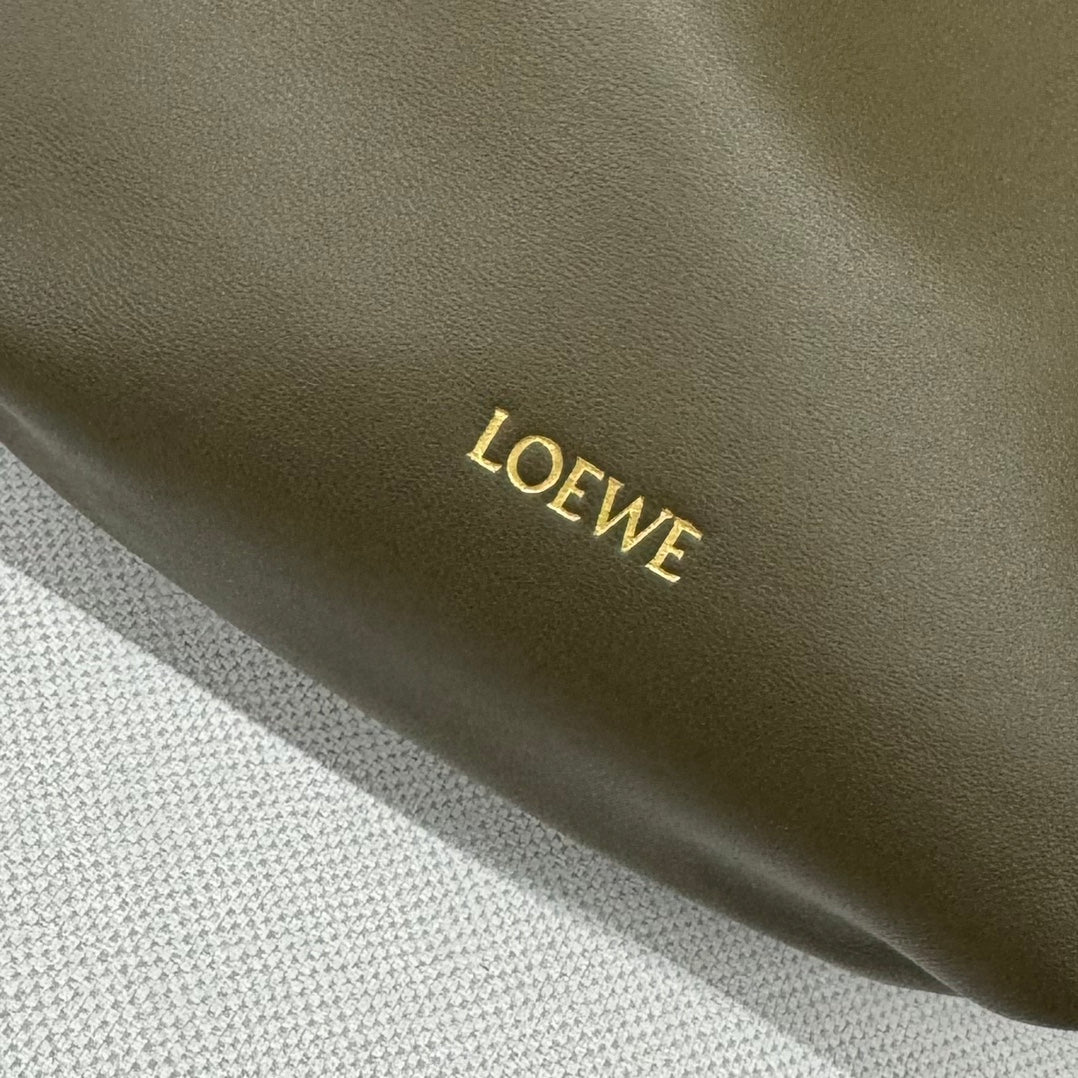 Loewe Flamenco Purse 23 Olive Lambskin Ghw