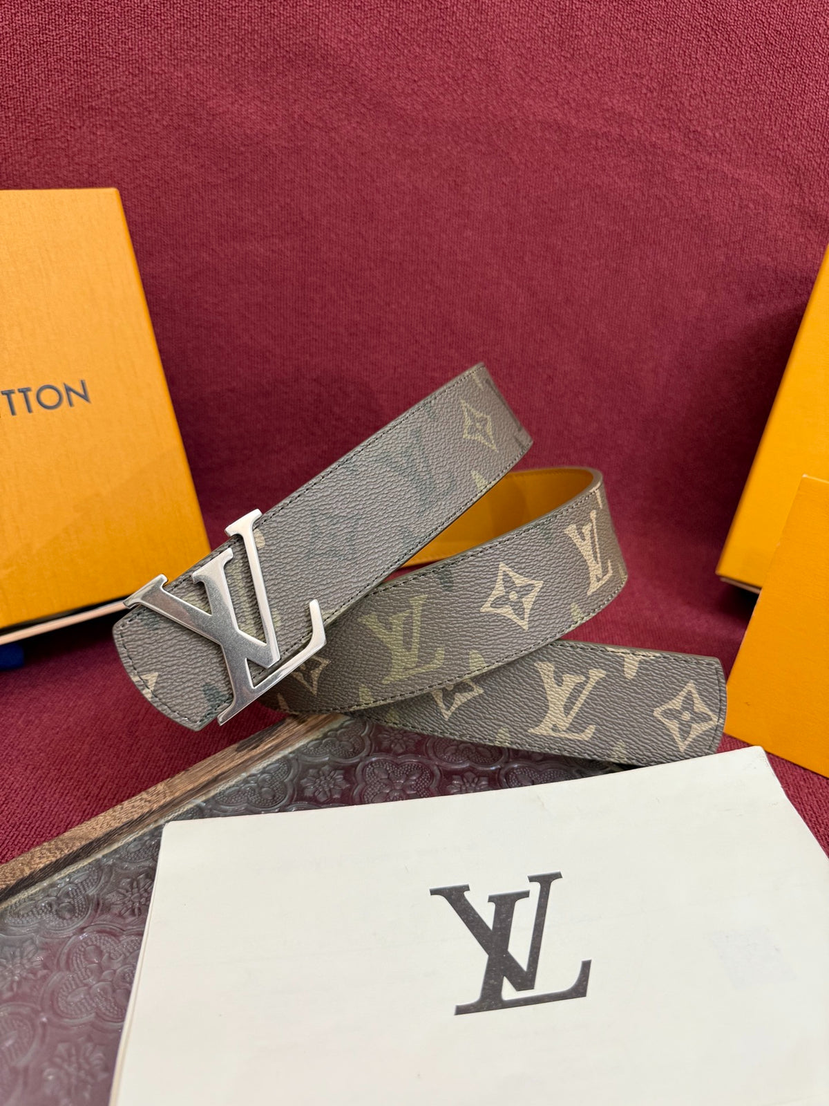 Louis Vuitton LV Initiales Monogram Surplus 40mm Belt