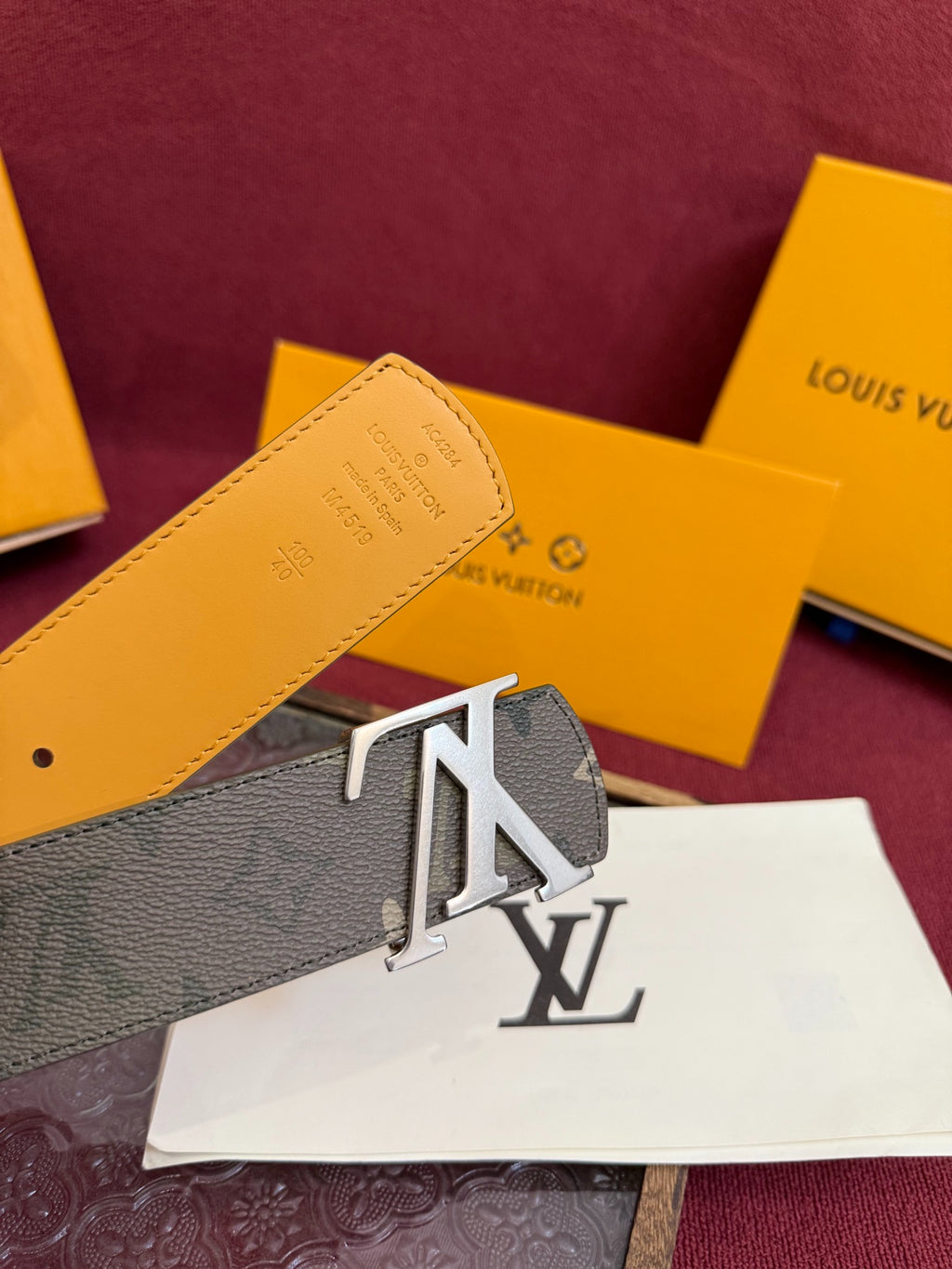 Louis Vuitton LV Initiales Monogram Surplus 40mm Belt