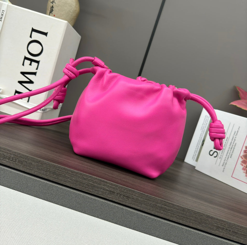 Loewe Flamenco Purse 23 Pink Lambskin Ghw