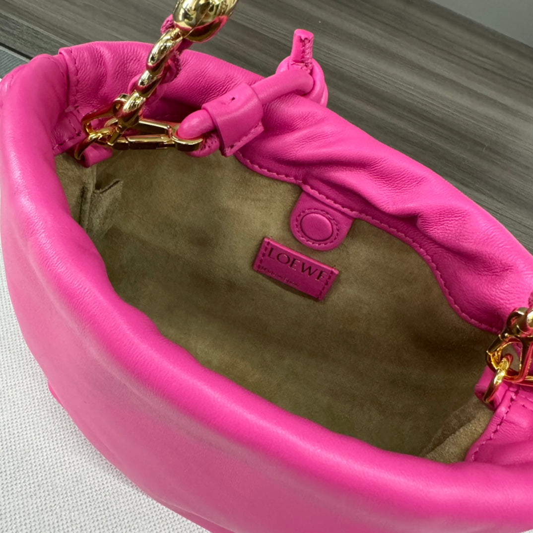 Loewe Flamenco Purse 23 Pink Lambskin Ghw