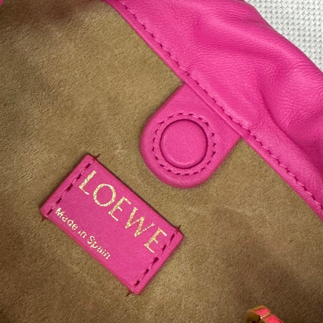 Loewe Flamenco Purse 23 Pink Lambskin Ghw