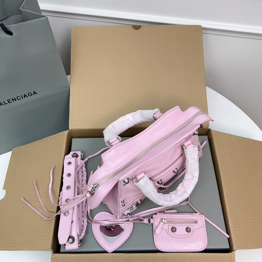 NEO CAGOLE 26 IN PINK LAMBSKIN