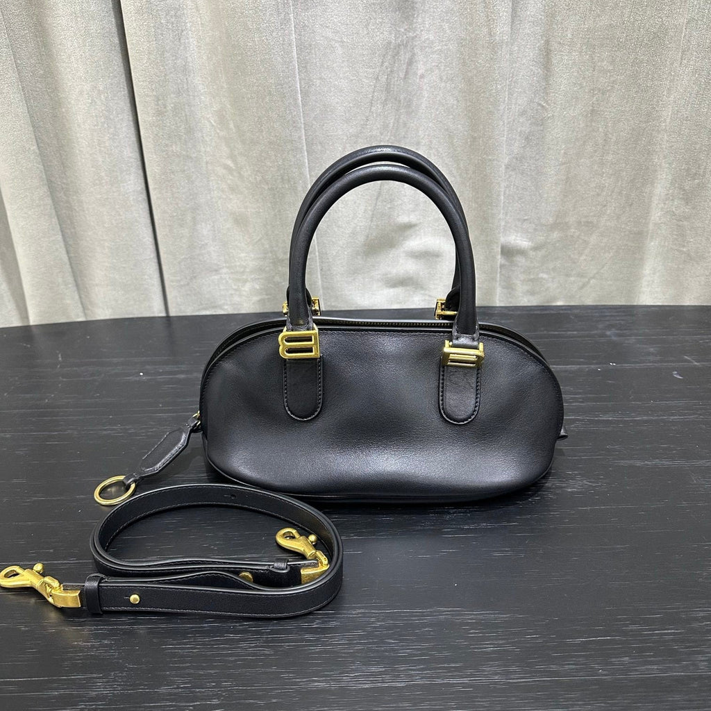 Balenciaga  Bolero Bowling Bag Black Calfksin