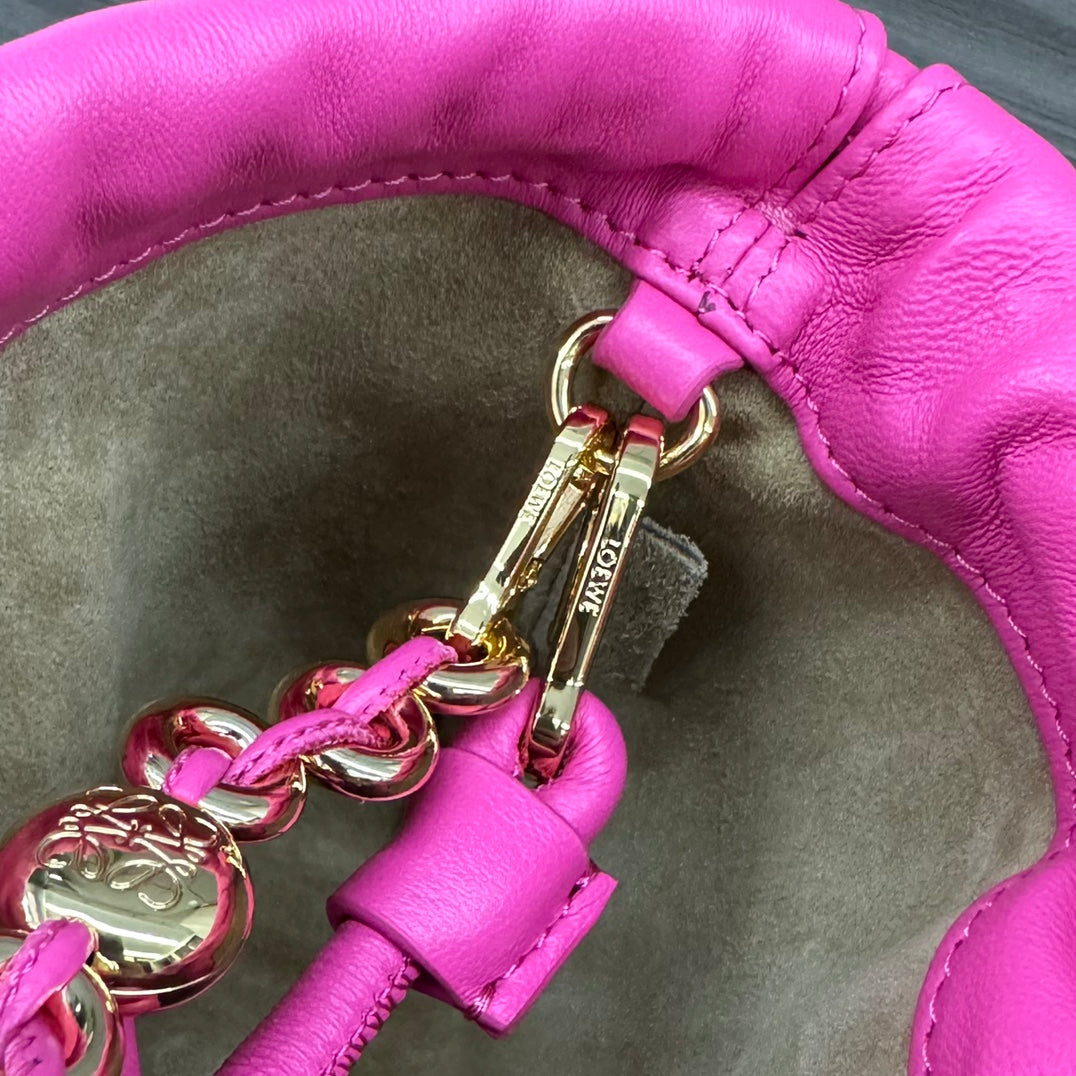 Loewe Flamenco Purse 23 Pink Lambskin Ghw