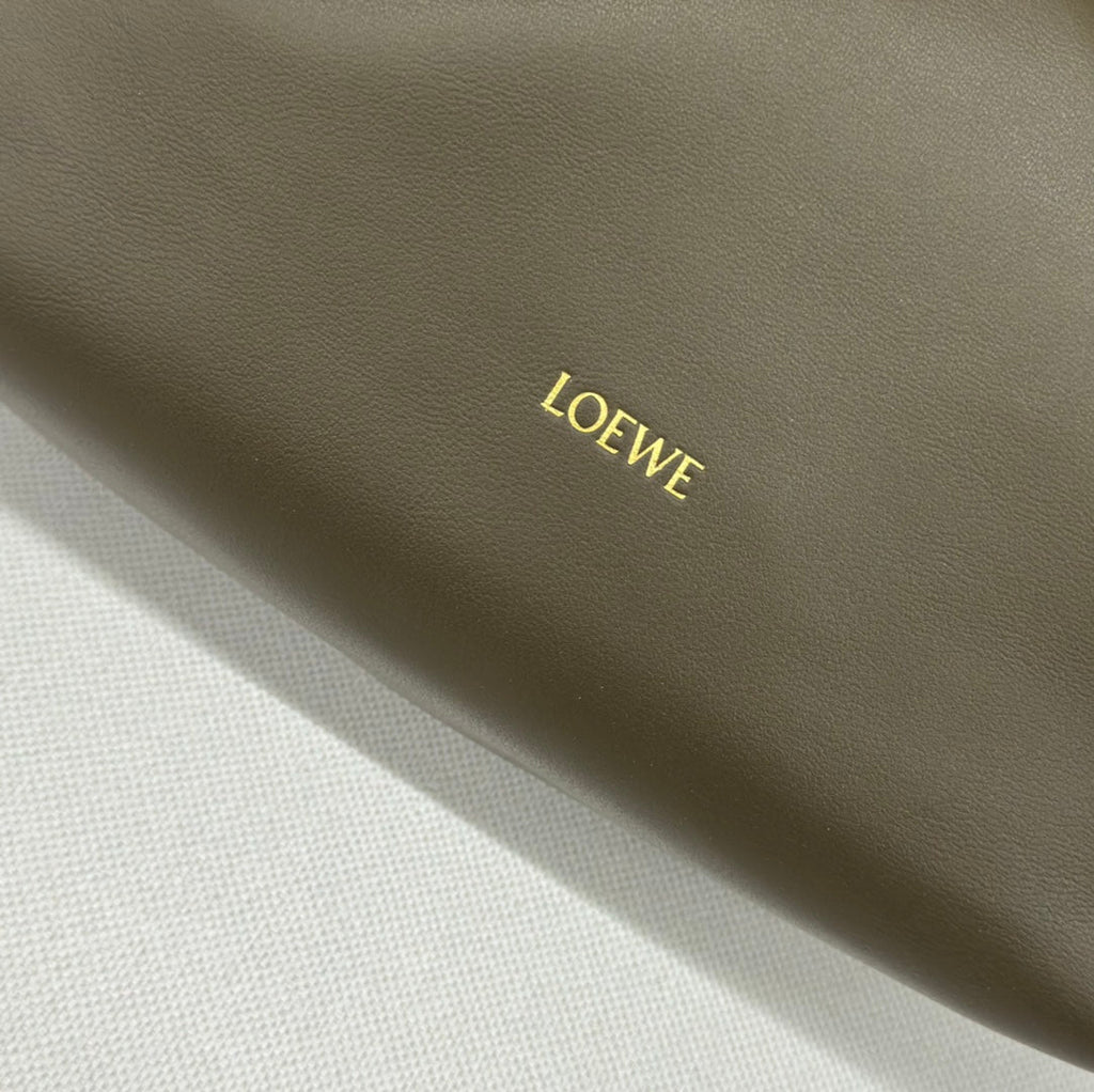 Loewe Flamenco Purse 30 Olive Lambskin Ghw