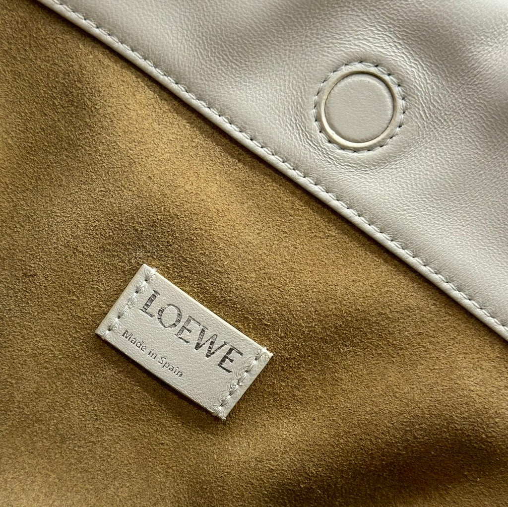 Loewe Flamenco Purse 30 White Lambskin Shw
