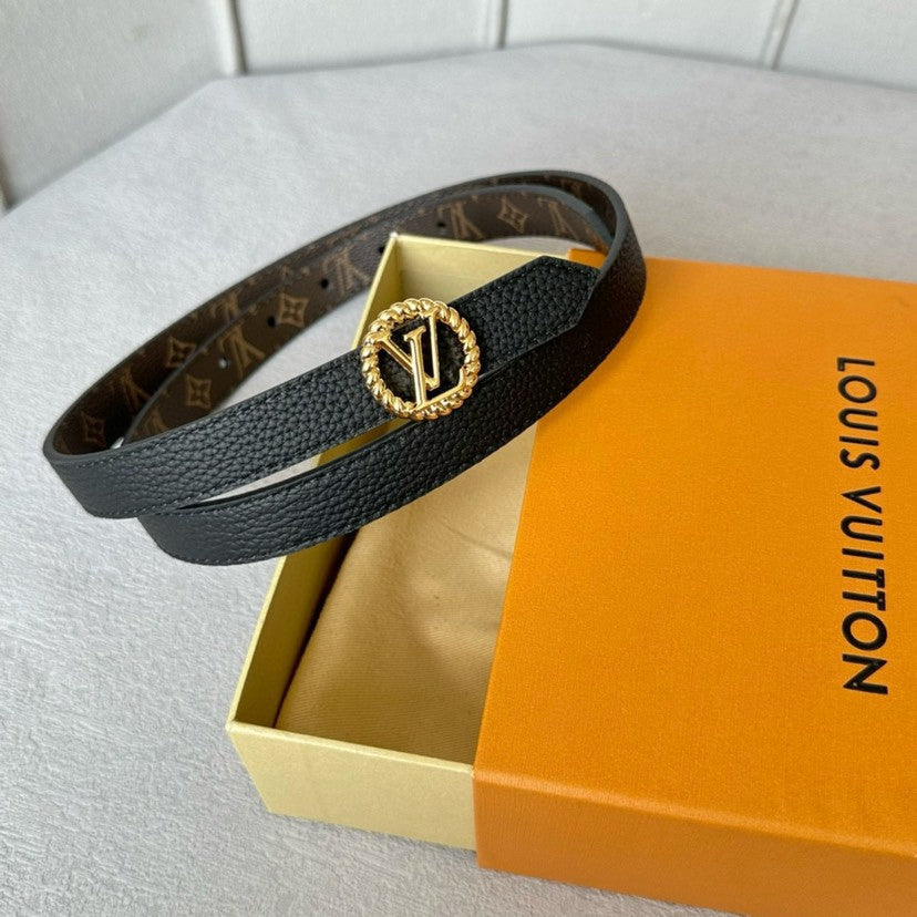Louis Vuitton LV Circle 20mm Reversible Belt