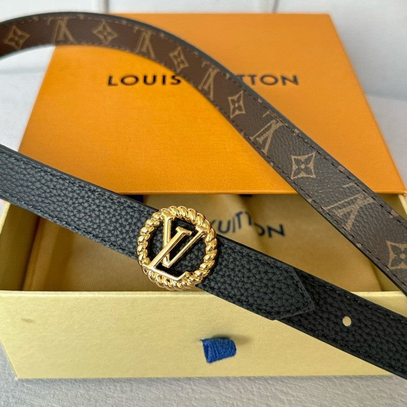 Louis Vuitton LV Circle 20mm Reversible Belt