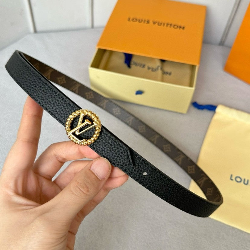 Louis Vuitton LV Circle 20mm Reversible Belt