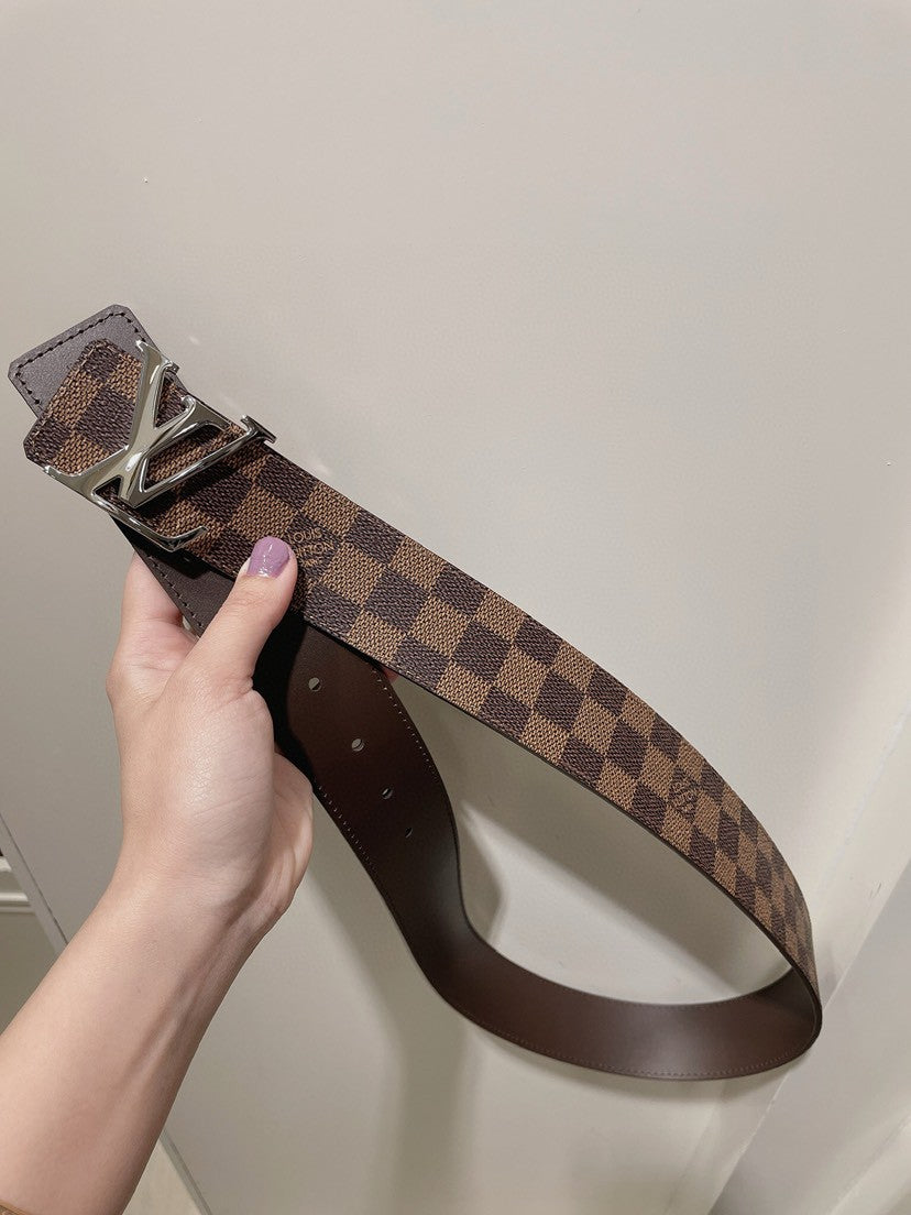 Louis Vuitton LV Initiales Damier Ebene 40mm Reversible Belt