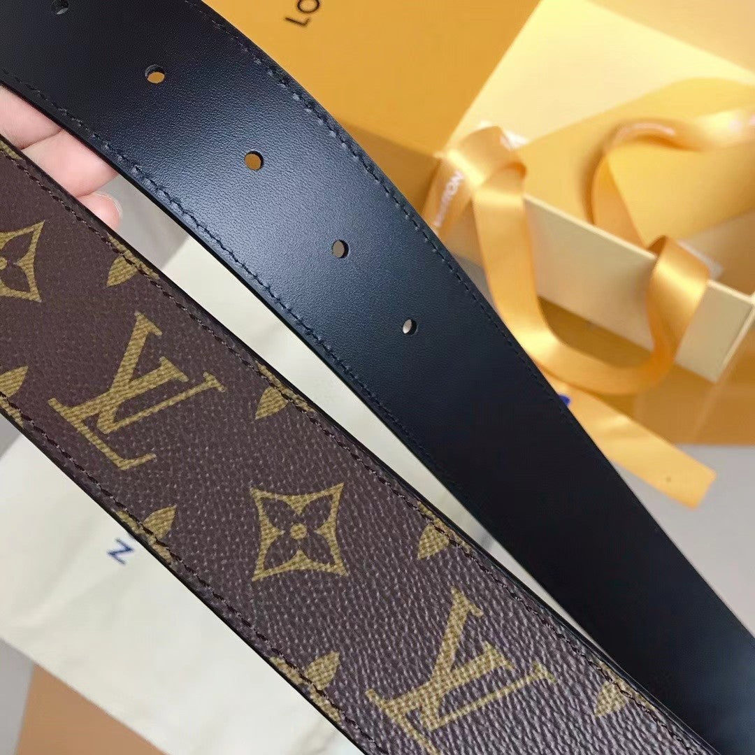 Louis Vuitton LV Initiales 40mm Reversible Belt Monogram Canvas