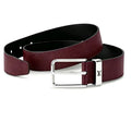 Louis Vuitton Pont Neuf Belt Taiga Leather Bordeaux 35MM