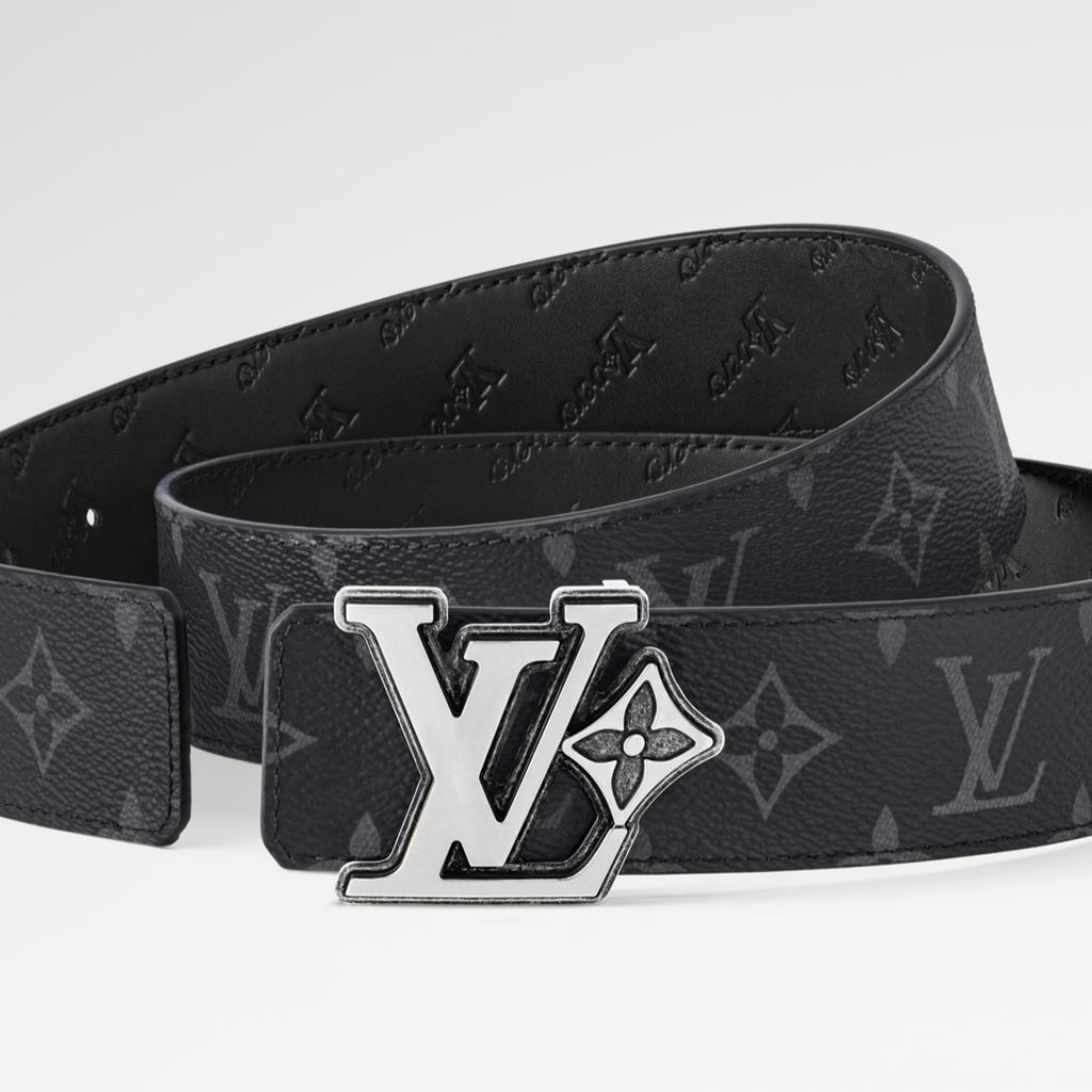 Louis Vuitton LV Flower 40MM Reversible Belt Monogram Eclipse