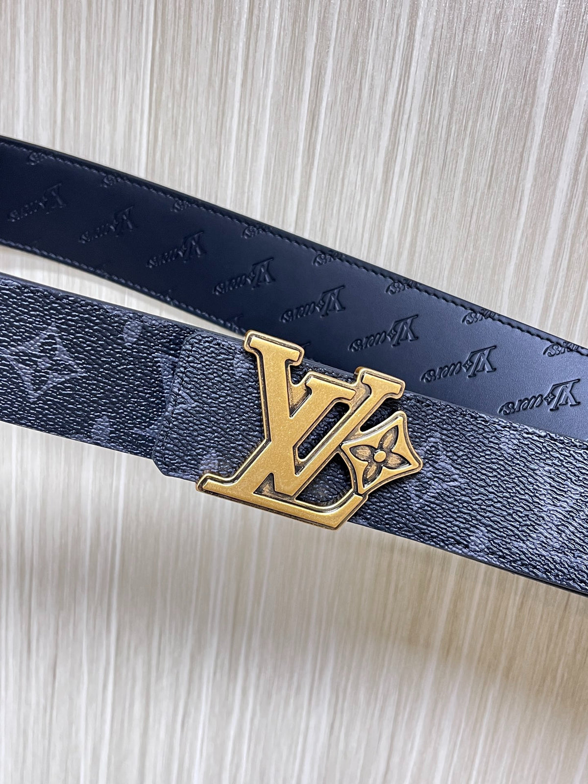 Louis Vuitton LV Flower 40MM Reversible Belt Monogram Eclipse