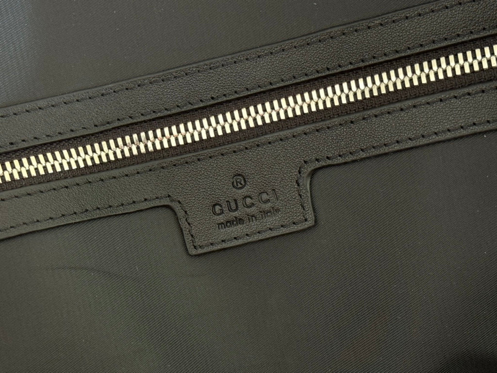 GG FW25 Monogram Large Duffle Bag Black Fabric