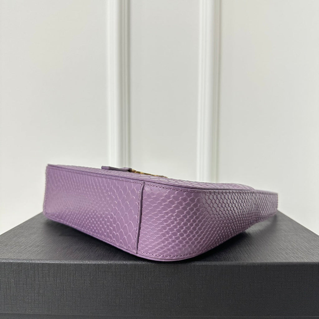 Le 5 a 7 24 Snake Purple Lambskin Ghw