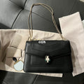 BVL Serpenti Forever Shoulder Bag 25cm Black Calfskin GHW 188655