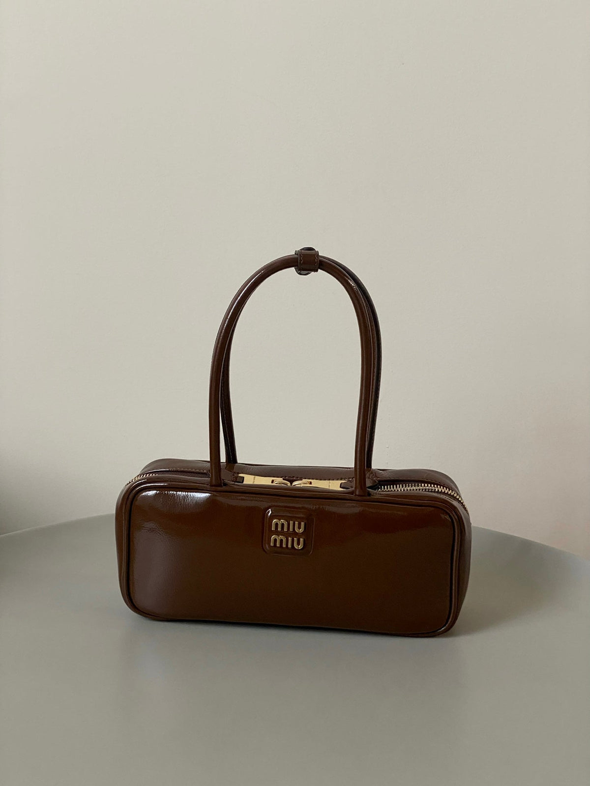 Beau Naplak 27cm Brown Patent Leather
