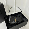 Le 5 a 7 24 Black Shiny Lambskin Ghw