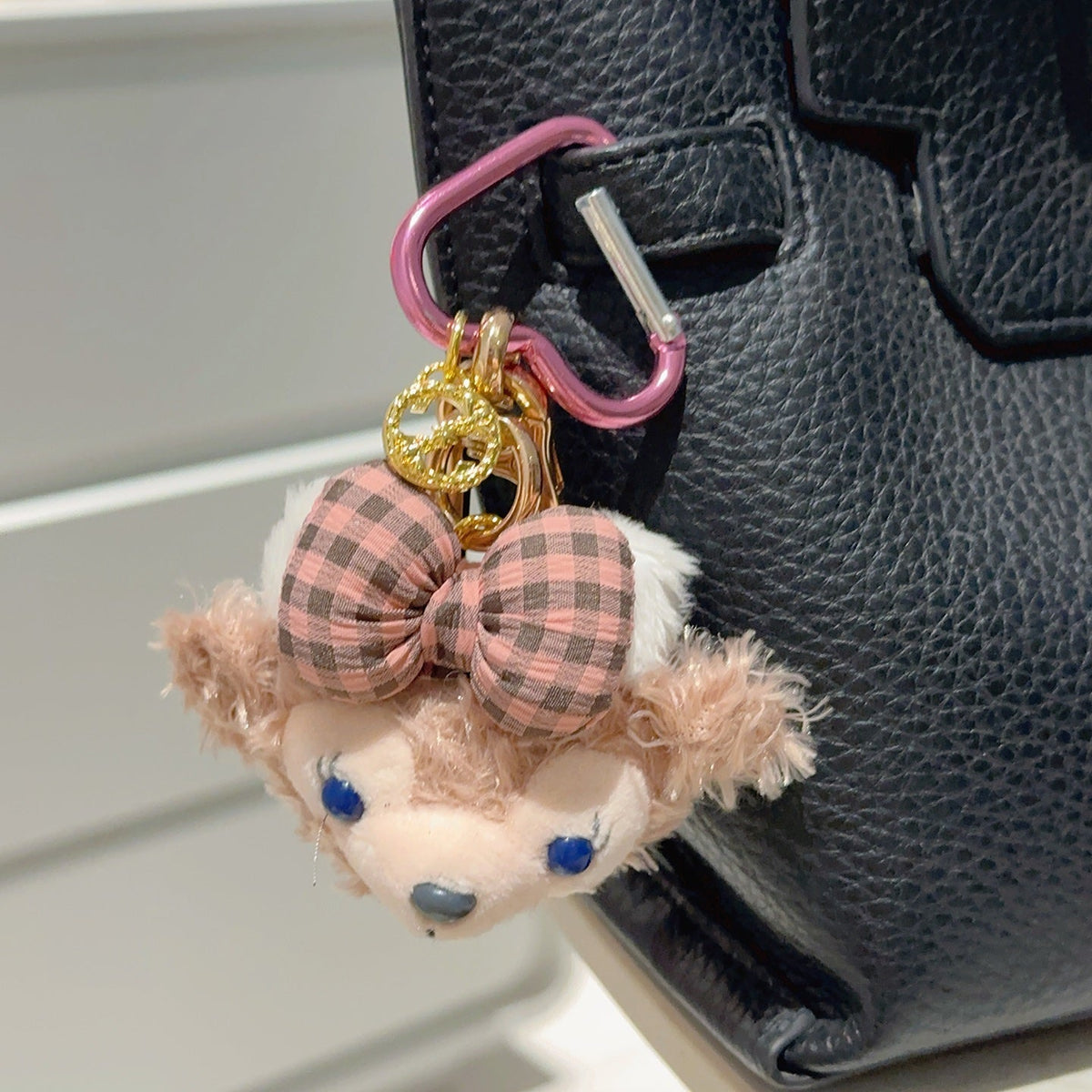 Gucci Pink Plush Bear Charm