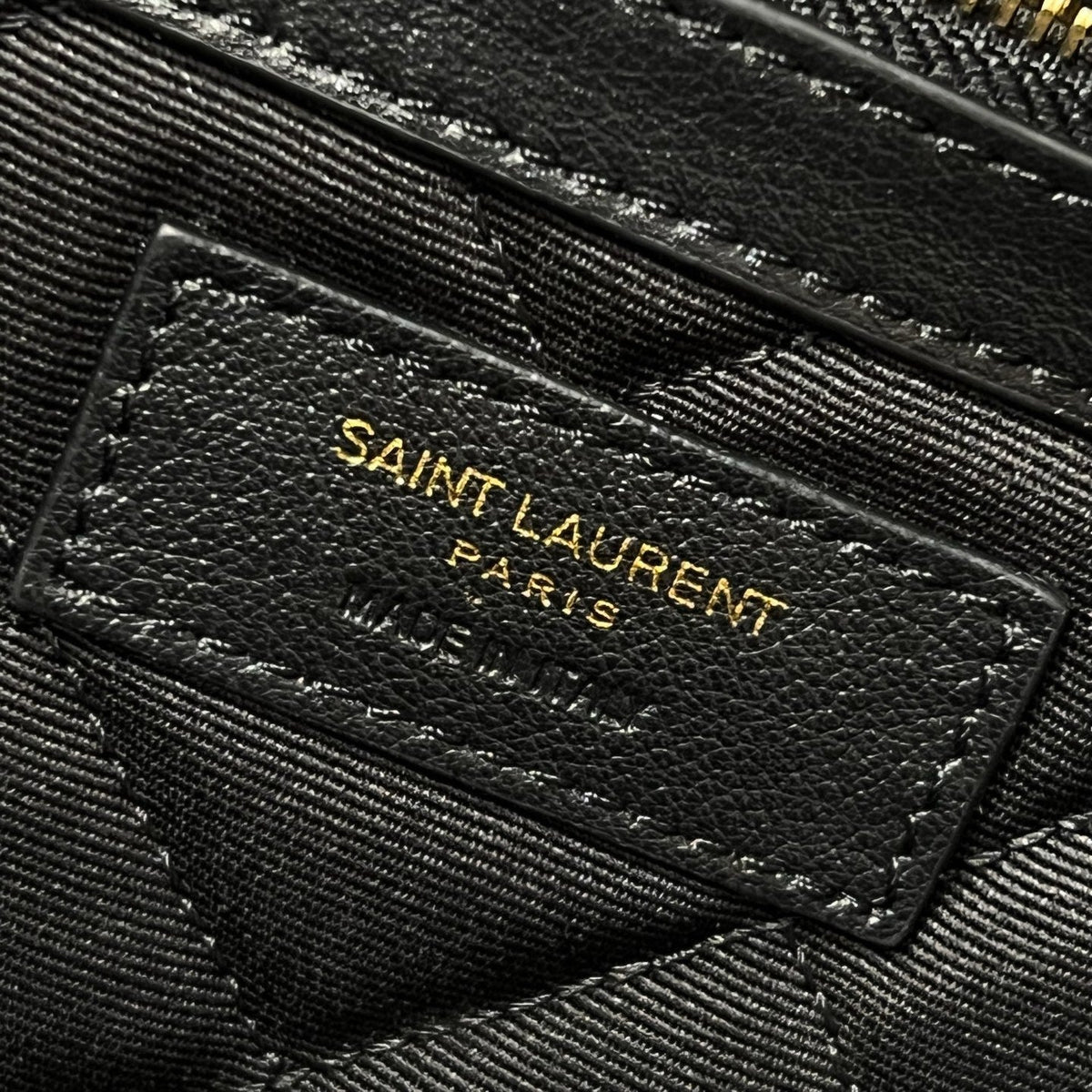 YSL bag 59cm Black Gold Calfskin