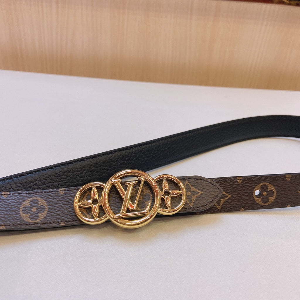 Louis Vuitton LV Trio 20MM Reversible Belt Monogram Black