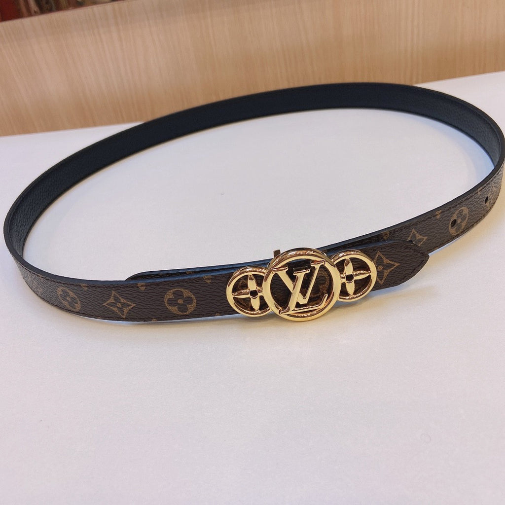 Louis Vuitton LV Trio 20MM Reversible Belt Monogram Black