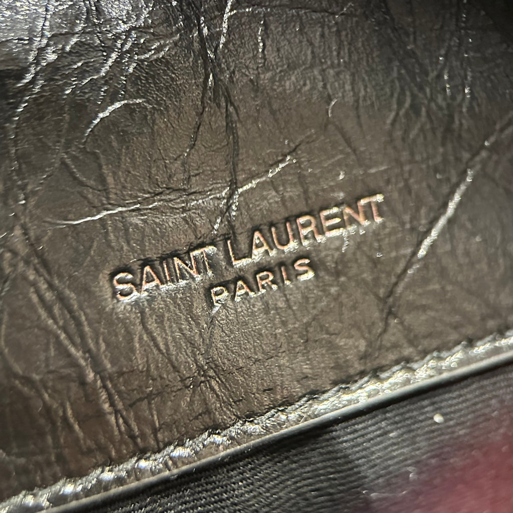YSL Niki Baby Bag Black Calfskin 338910