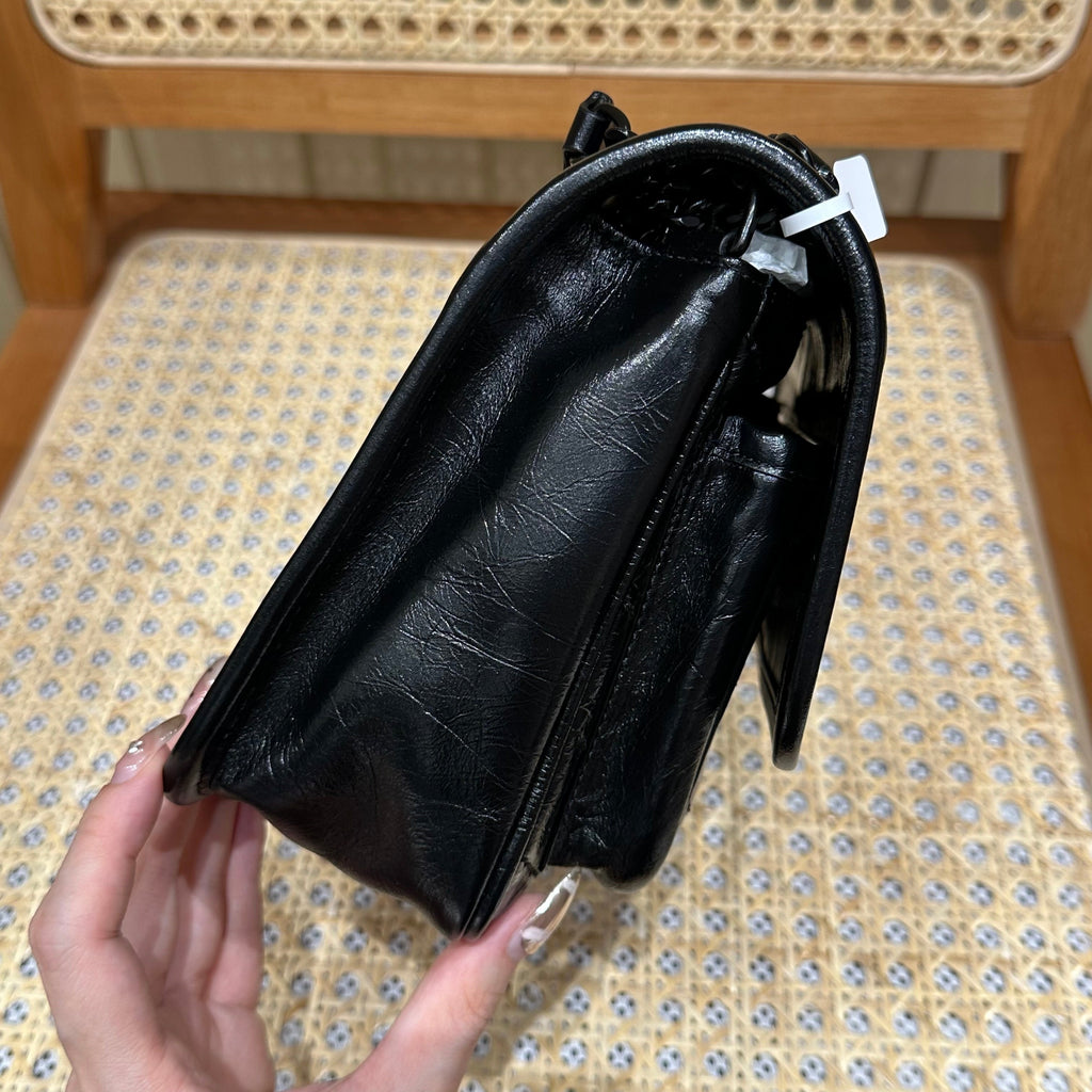 YSL Niki Baby Bag Black Calfskin 338910