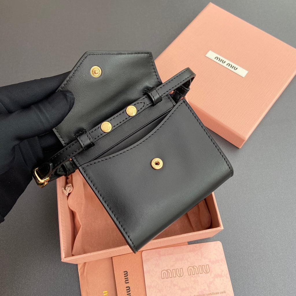 MICRO BAG 11 IN BLACK SMOOTH CALFSKIN