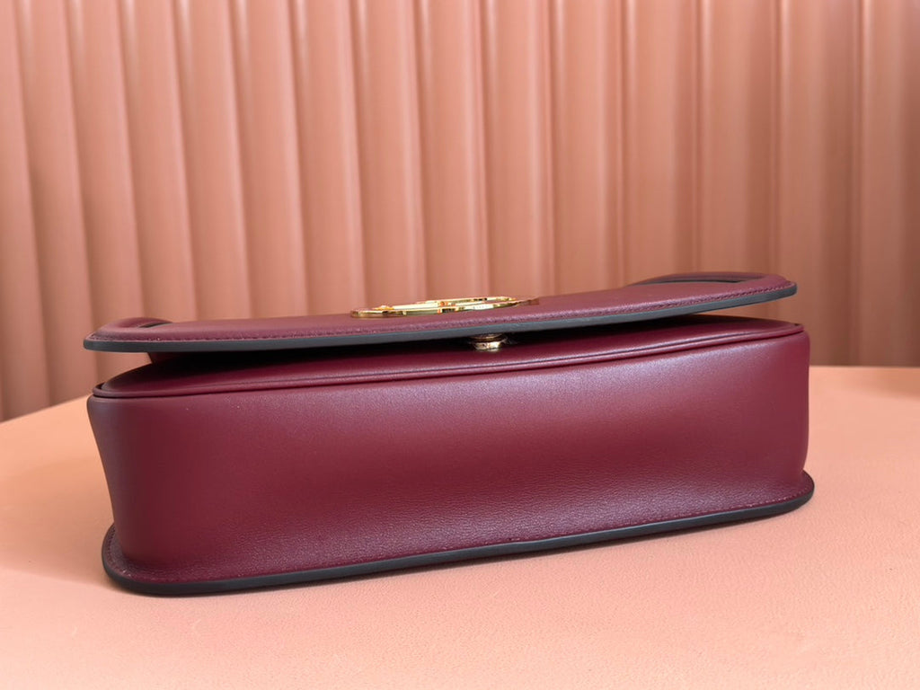 GG Blondie Large Handbag 32cm Burgungdy Calfskin
