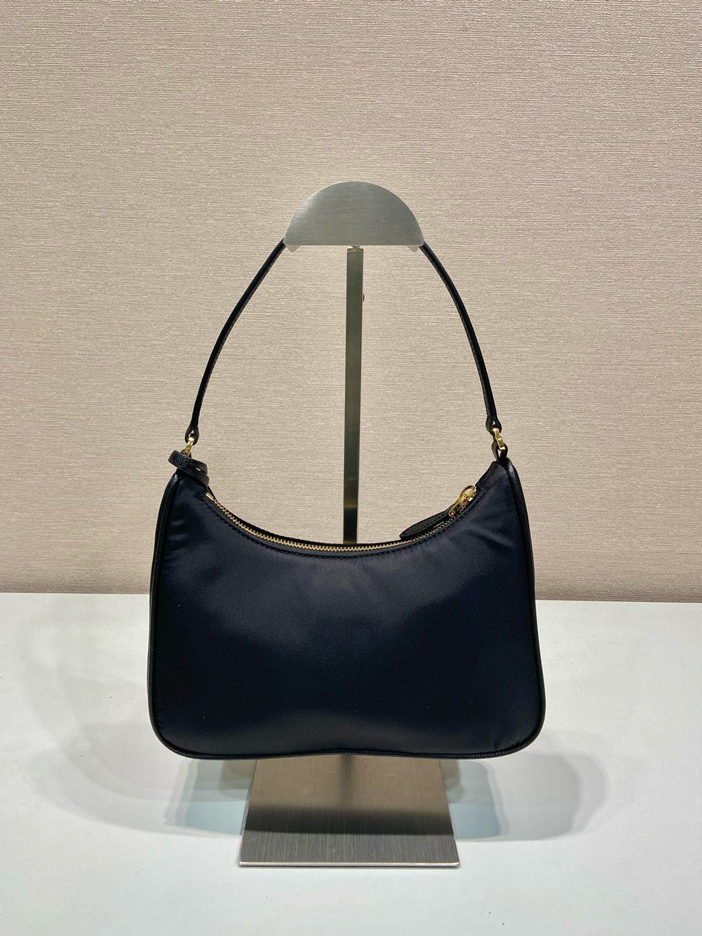 Prada Re-Edition 2005 Black Re-Nylon and Saffiano mini bag