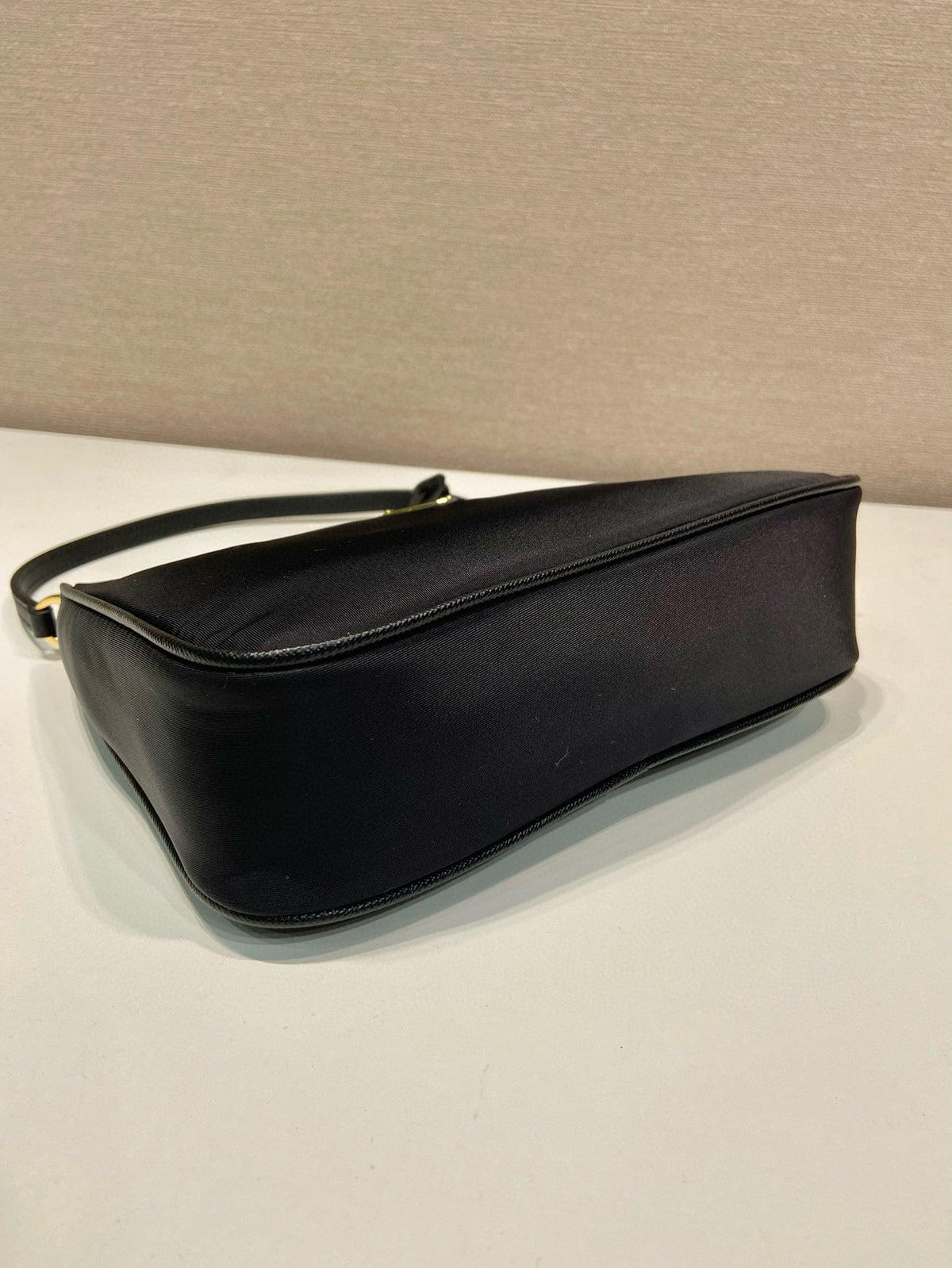 Prada Re-Edition 2005 Black Re-Nylon and Saffiano mini bag
