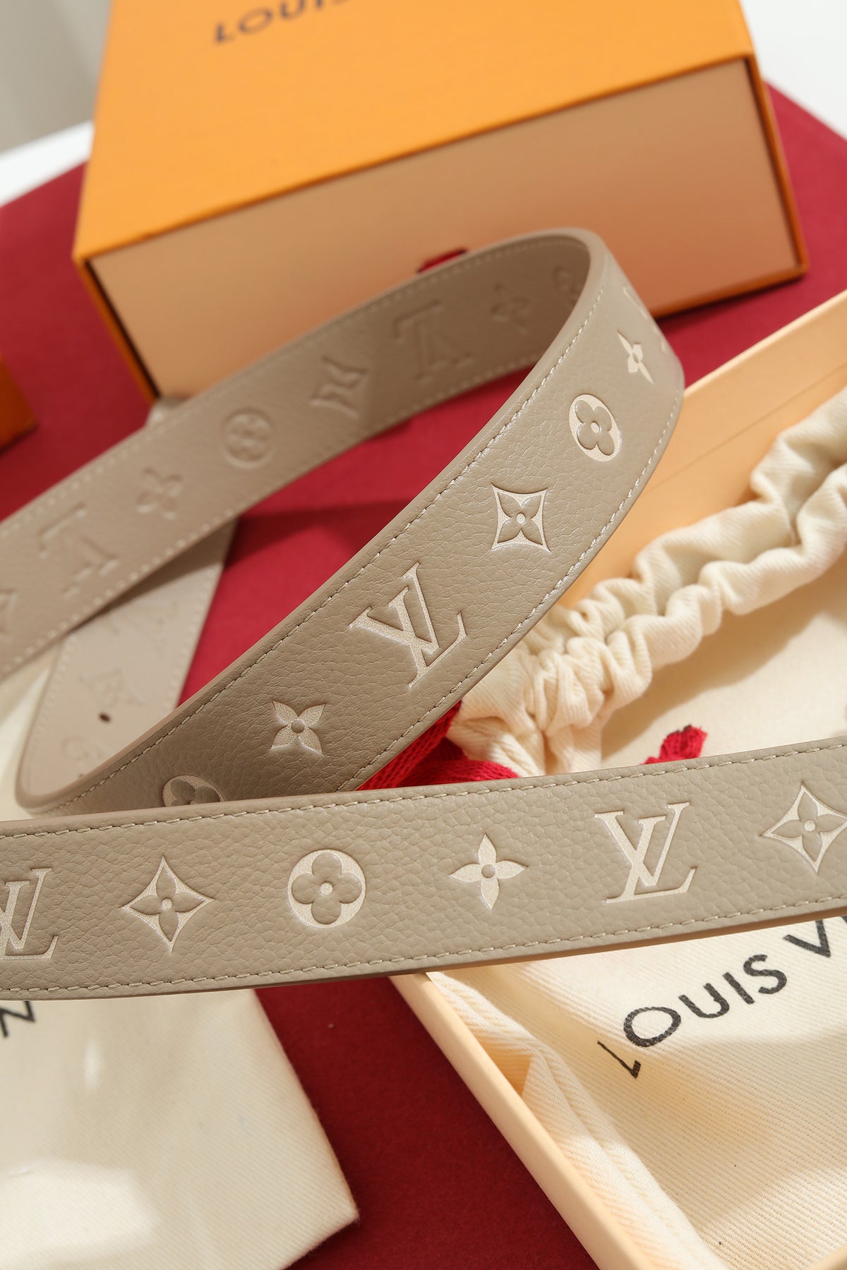 Louis Vuitton LV Iconic 30MM Reversible Belt Monogram Empreinte Bicolor