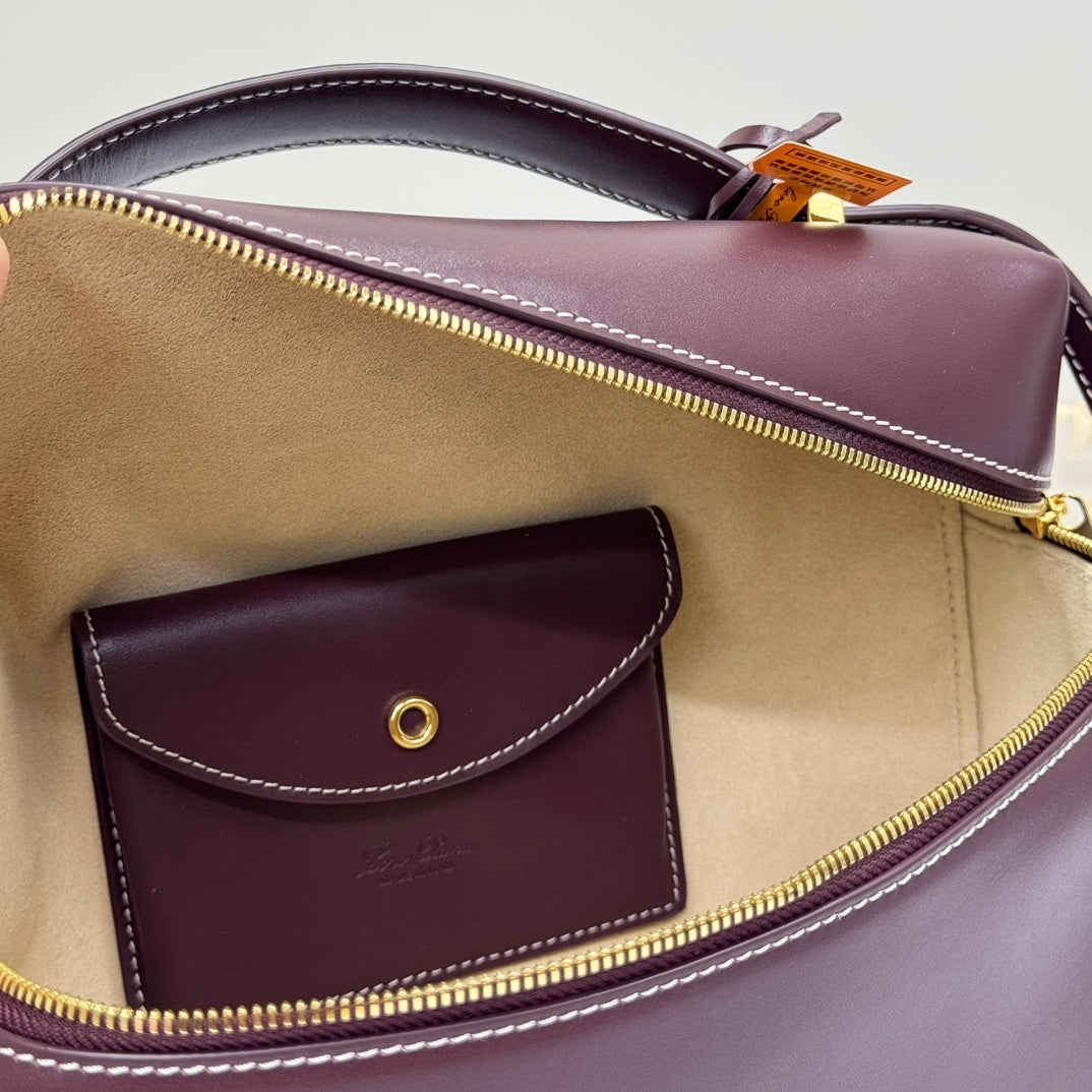 LP Extra Bag 27cm Burgundy Smooth Calfskin