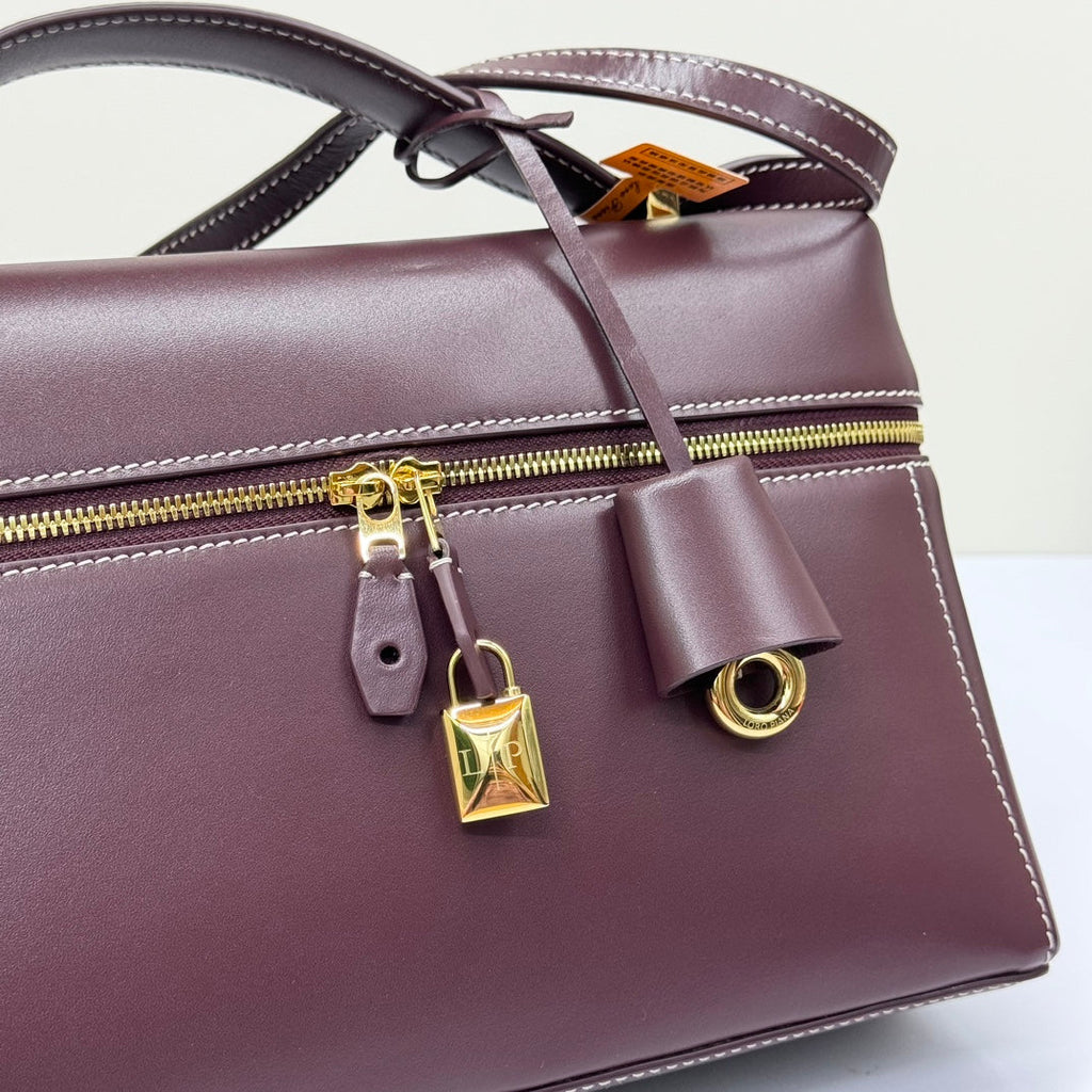 LP Extra Bag 27cm Burgundy Smooth Calfskin