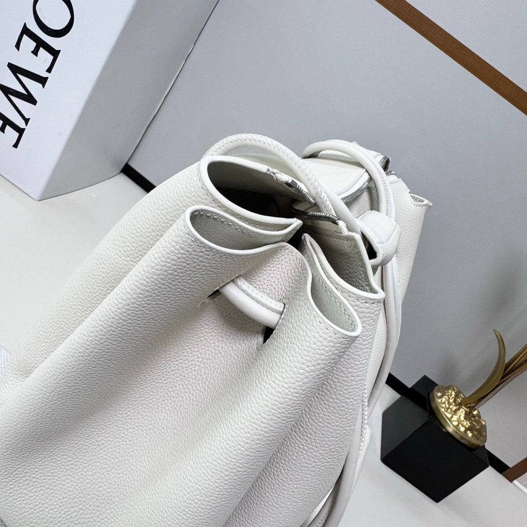 Loewe Madrid Bag 33cm White Grain Cowhide