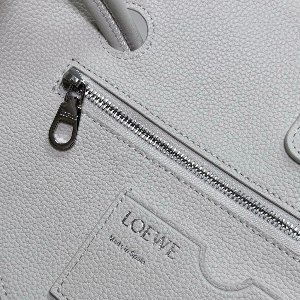 Loewe Madrid Bag 33cm White Grain Cowhide